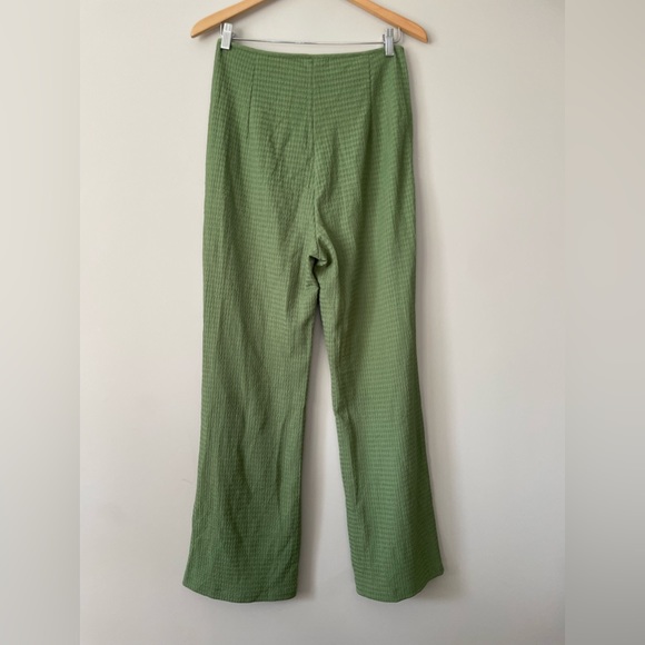 Cider green high waist flare pants large - Picture 7 of 9